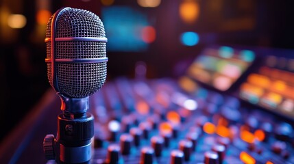 A radio advertisement with audio promotion, radio marketing, radio advertising