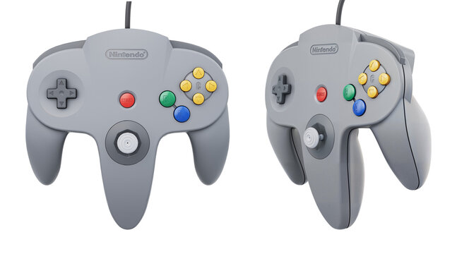 Nintendo 64 controller retro gaming N64
