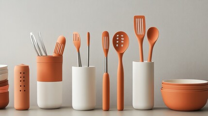 A product design of a kitchen gadget, practical and efficient, cooking tool