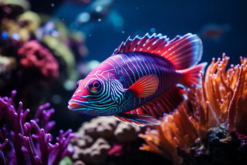 vibrant world of underwater fish is teeming with unique adaptations and behaviors, allowing them to thrive in their enchanting aquatic realm, from their cunning hunting techniques to their intimate co