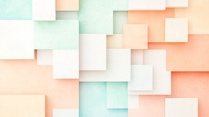 Abstract Pastel Geometric Background