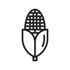 Corn icon vector image. Suitable for mobile apps, web apps and print media.