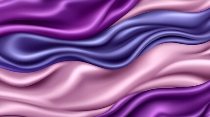 Obraz premium Three colored silk fabrics are artistically arranged for display