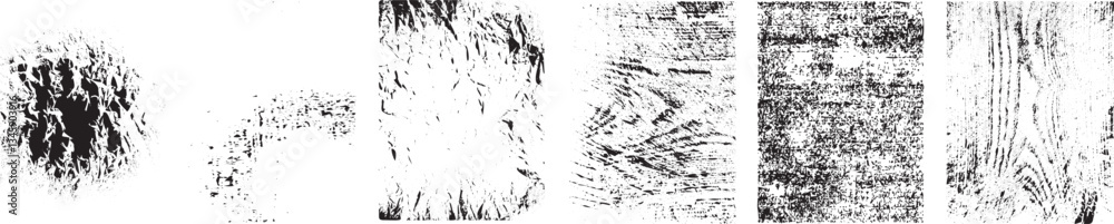 Aufkleber grunge urban backgrounds set.texture vector.dust overlay distress grain ,simply place illustration o