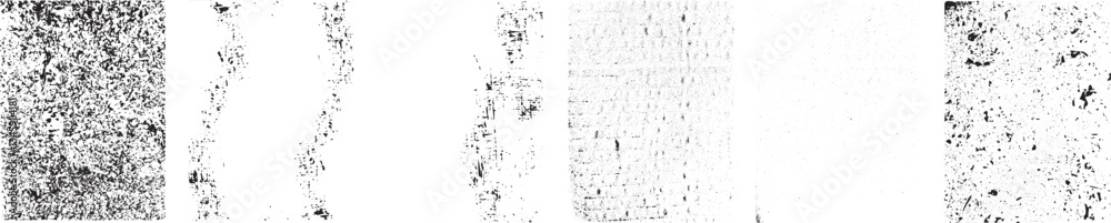 Aufkleber grunge urban backgrounds set.texture vector.dust overlay distress grain ,simply place illustration o