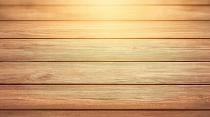 Fototapeta premium A warm-toned wooden surface with a smooth texture, evoking a cozy and natural ambiance.