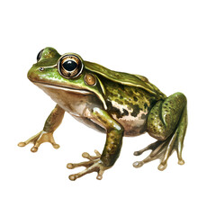Fototapeta premium Frog isolated on white background