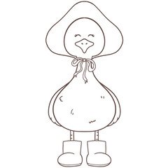 Cottagecore spring silly goose