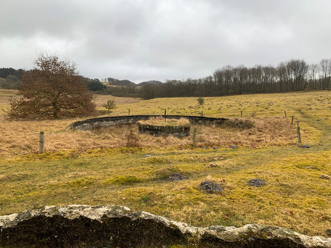 The remains of an old water park in Denmark