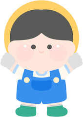 유치원 어린이집 식목일 어린이농부 꼬마농부 일러스트