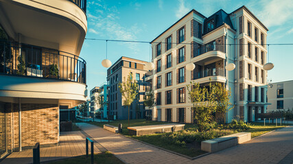 Haus, Architektur bei Sonnenuntergang
