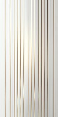 Fototapeta premium Minimalist white background with vertical stripes featuring gold edges and metallic sheen. Clean and elegant abstract pattern with high resolution, soft lighting, and a serene, modern aesthetic.