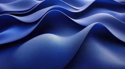 Obraz premium Abstract Blue Waves Smooth Surface Texture Background