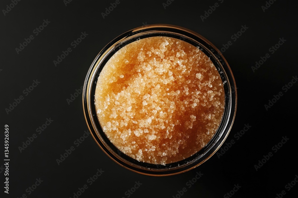 Poster A jar of sugar sits atop a table in a home or office setting, ready for use