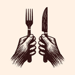 Hand drawn vintage style sketch design vector