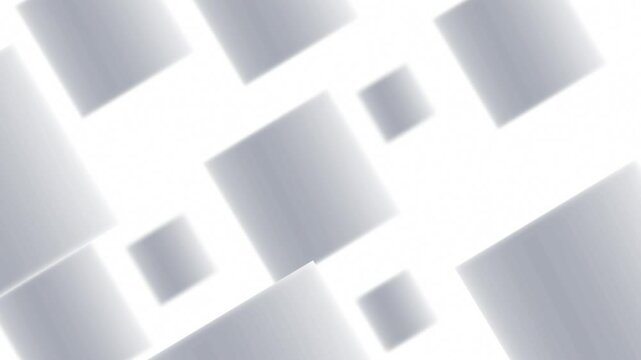 Abstract background animation with squares digital minimal geometric moving blocks.  Geometric corporate motion design. Seamless looping Ultra HD 4K 3840x2160