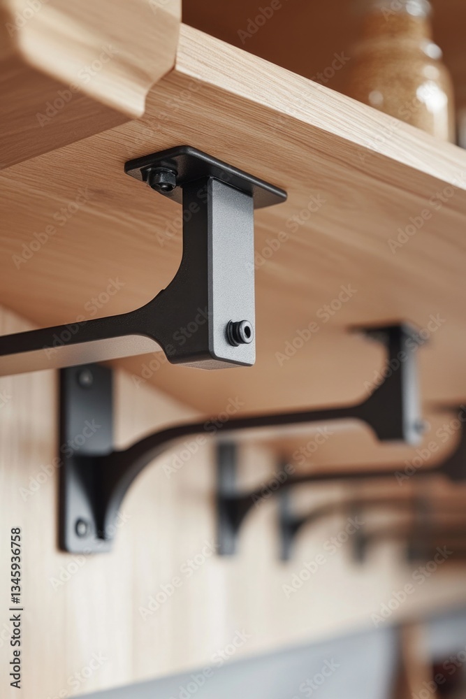 Poster bookshelf with multiple shelves and storage space