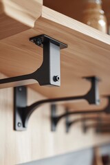 Bookshelf with multiple shelves and storage space