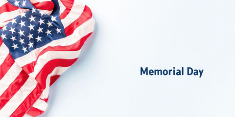 Obraz premium American Flag Textured in Memorial Day Tribute Background