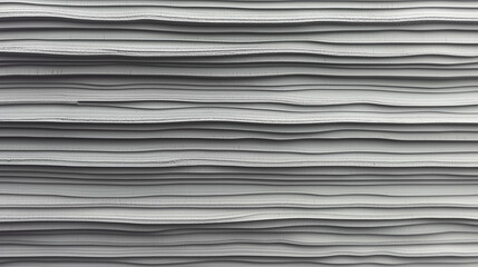 Layers of white paper stacked neatly showcasing texture in a close-up view of stationery materials on a plain background Generative AI