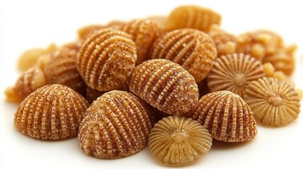 Seashells Brown Sand Beach Decor Ocean Theme