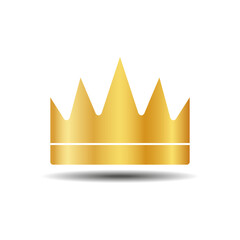 The crown is a symbol of monarchical power on a white background