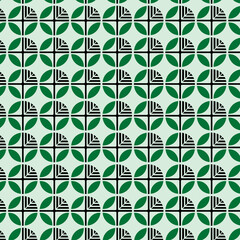 seamless green pattern
