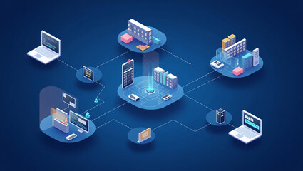 Isometric IoT (Internet of Things) Smart Devices
