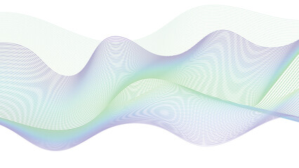 Smooth Curved Lines Creating a Dynamic Abstract Background