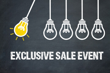 Fototapeta premium Exclusive Sale Event 