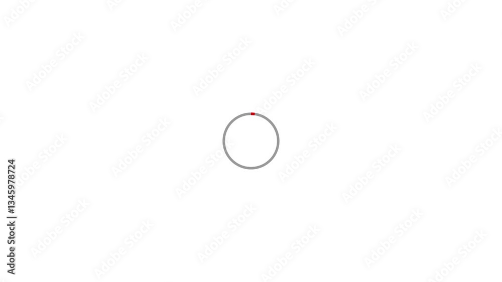 Poster circular loading animation. spinning progress indicator with retry and try again symbols on a black 