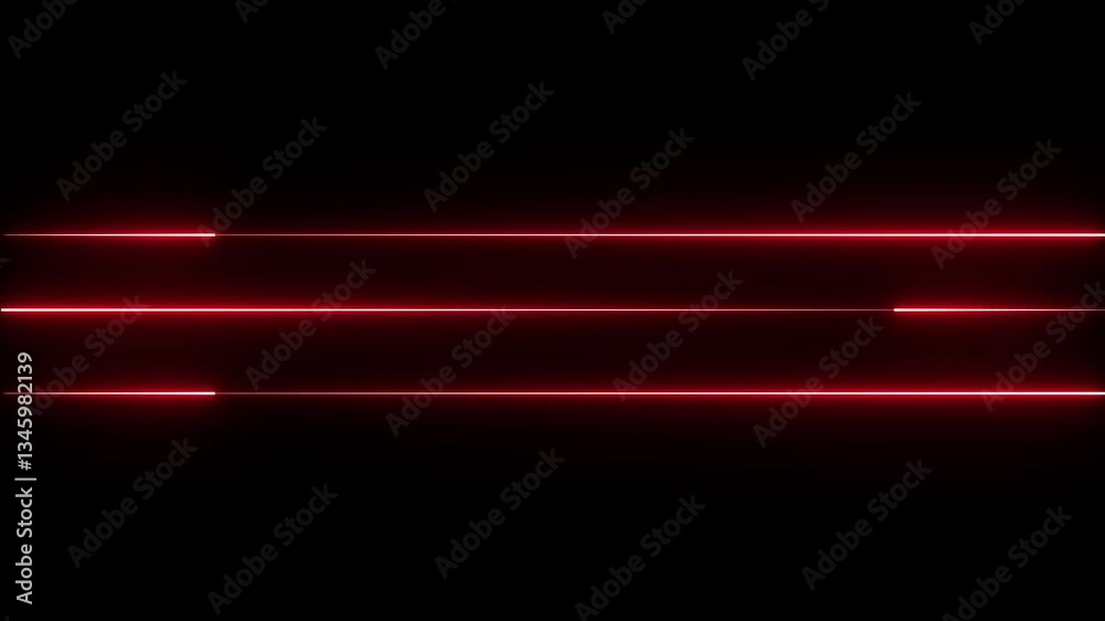 Poster abstract futuristic technology background with seamless loop animation and glowing laser lines on a 