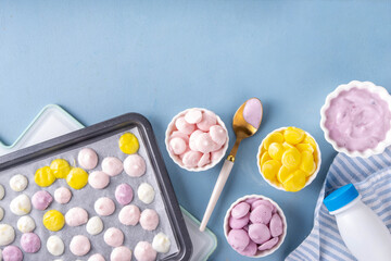 Frozen yogurt melts, mixed berry yoghurt drops