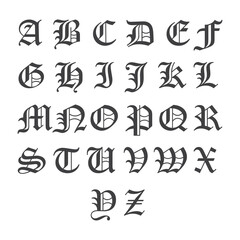 Set logo vector all alphabet letters full pack graphic design template vector illustration.