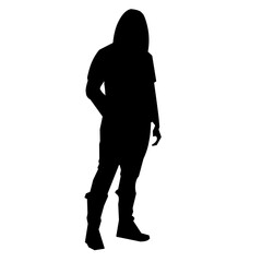 security guard vector silhouette