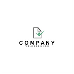 Document business logo design