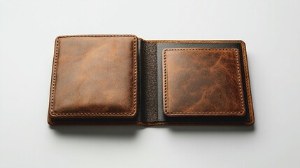 Handmade Leather Wallet, Bifold Design