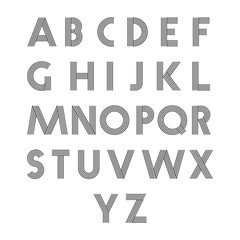 Set logo vector all alphabet letters full pack graphic design template vector illustration. © MdRazibul