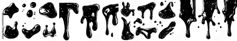 Aufkleber the frame is filled with slime, featuring a cartoonish depiction of green goo, mucus, and other visc