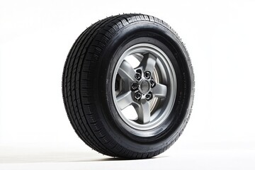 A detailed view of a tire's surface, suitable for automotive or mechanical illustrations