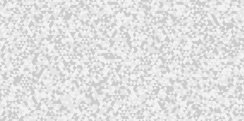 Seamless geometric pattern square shapes low polygon backdrop background. Abstract geometric wall tile and metal cube background triangle wallpaper. Gray and white polygonal background.