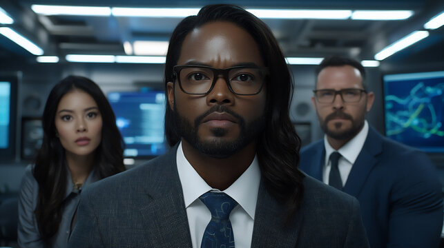  diverse team having a strategic meeting in a conference room