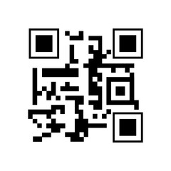 gauges qr code label cartoon vector illustration