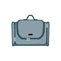 light toiletry bag cartoon vector illustration