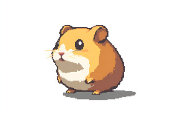 8-bit pixel art of animals