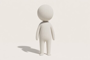 Simple 3D Rendered Figure
