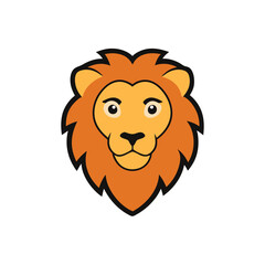 Lion Head Vector – Bold Illustration, Wild Animal Icon, Logo & Clipart