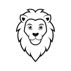 Lion Head Vector – Bold Illustration, Wild Animal Icon, Logo & Clipart