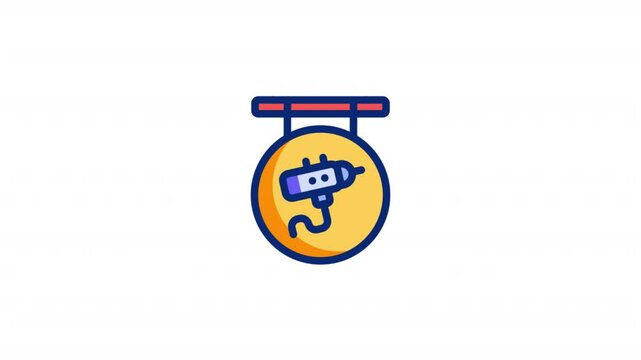 Tattoo Studio Animated Alpha Icons loop