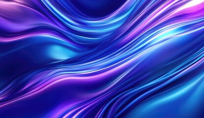 Naklejka premium Abstract fluid lines of vibrant colours